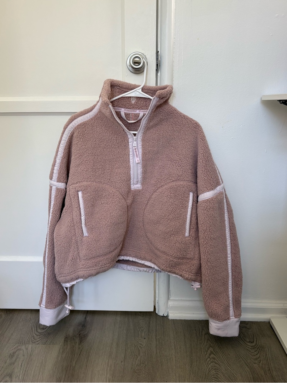 FP Movement Half-Zip Teddy Pullover Sweater